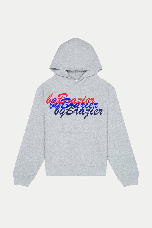 Triple Print Logo Hoodie