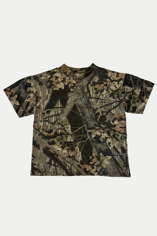 Camo Henley T-Shirt